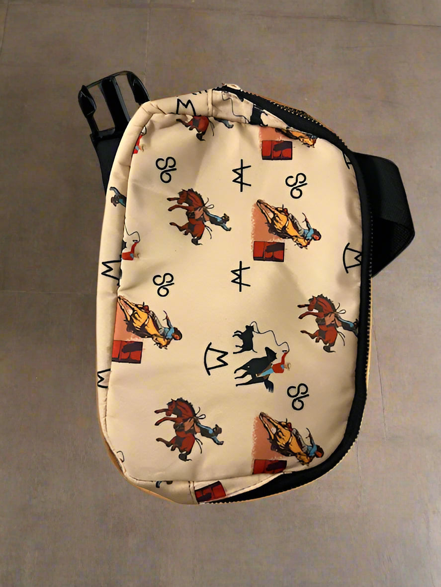 Vintage Barrel Racer Crossbody
