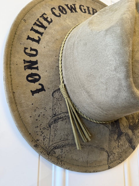 Barrel Racers Engraved Hat