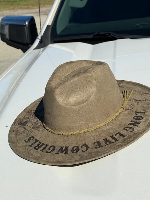 Barrel Racers Engraved Hat