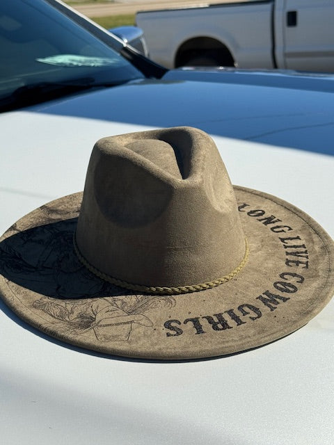 Barrel Racers Engraved Hat