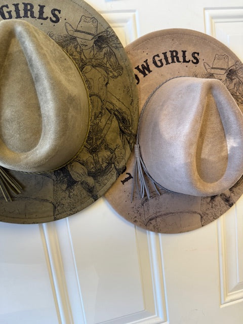 Barrel Racers Engraved Hat