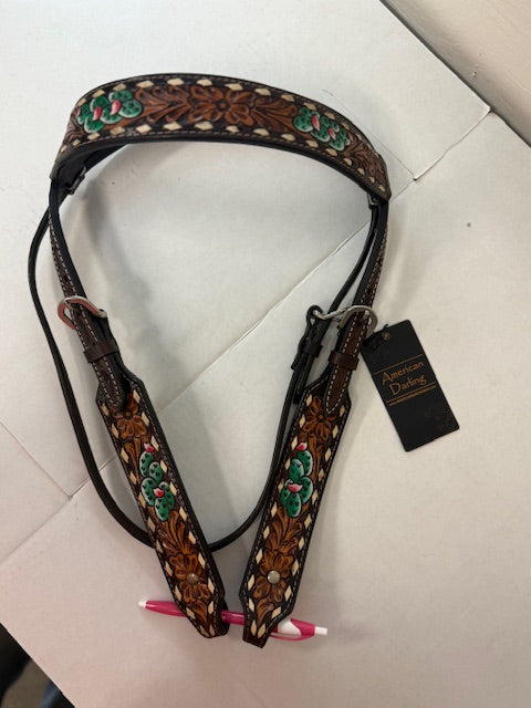 CLEARANCE was $65 - Cactus Headstall