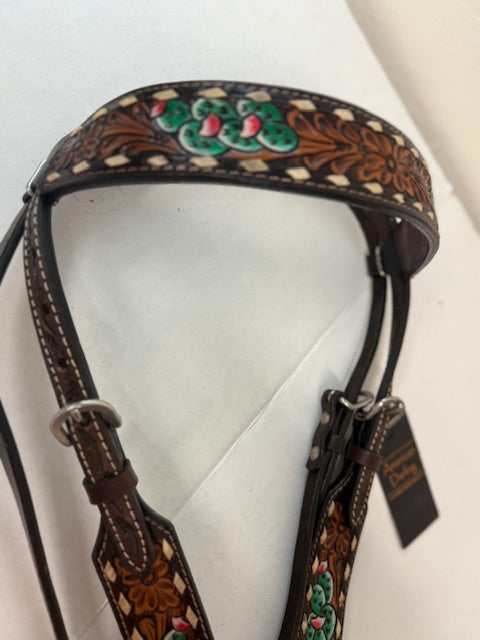 CLEARANCE was $65 - Cactus Headstall